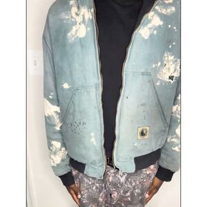 Custom Carhartt-Style Hooded Cropped Jacket